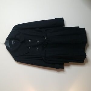 Apt. 9 Women's Elegant Black Trench Coat